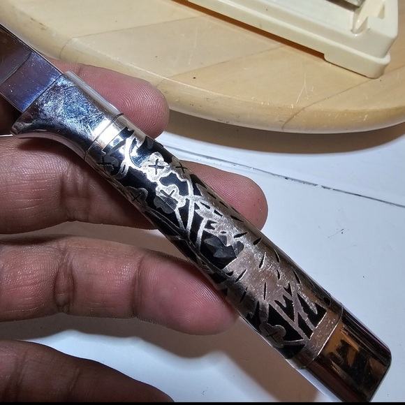 Vintage 1950s Set 6 Carvel Hall Fine Cutlery by Briddell Steak Knives In Case - Picture 4 of 11